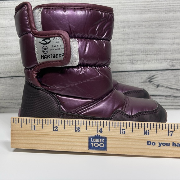 Tanleewa Waterproof Kids Snow Boots Warm Faux Fur Sz 29 - Picture 8 of 8